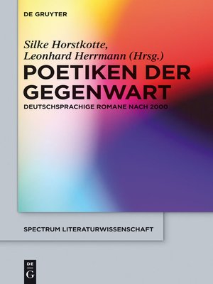 cover image of Poetiken der Gegenwart